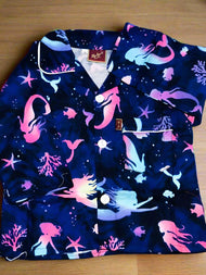 Enchanting Mermaid Dreamland Girls' Night Suit