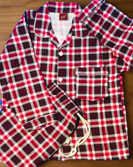 Cozy Plaid Kids' Night Suit