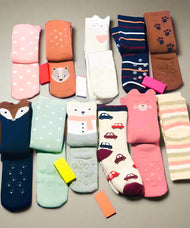 Adorable Anti-Slip Kids Socks - With Cute Animal and Pattern Designs