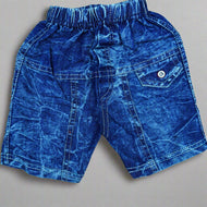 Trendy Boys' Polo T-Shirt and Denim Shorts Set