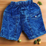 Trendy Boys' Polo T-Shirt and Denim Shorts Set
