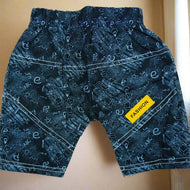 "Boys' Red and Black Graphic Print T-Shirt & Shorts Set - Fashion and Comfort Combined"