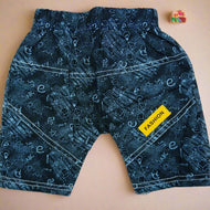 Vibrant Yellow "SKEW" Graphic Tee & Printed Shorts Set for Kids